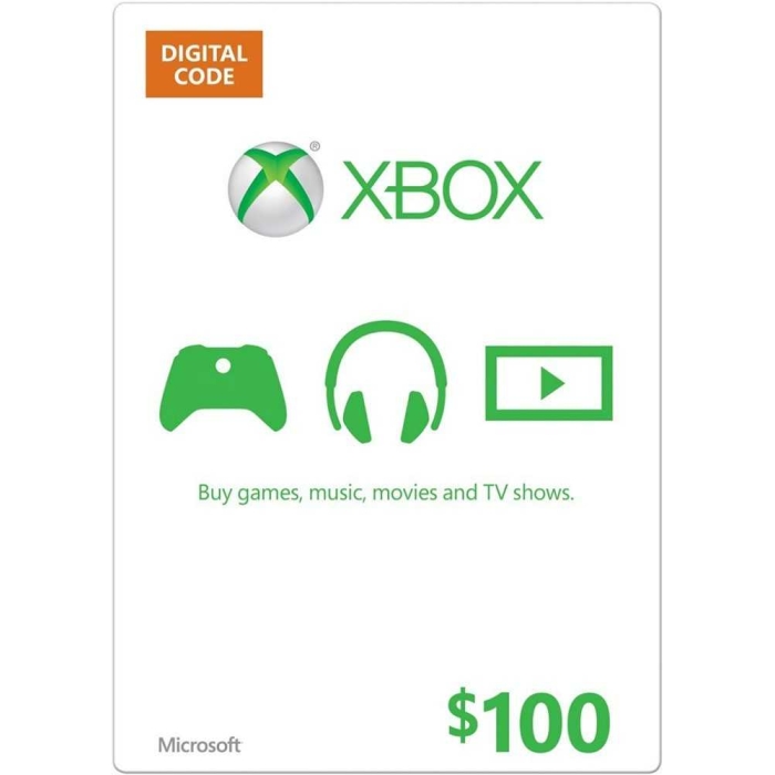 Xbox Microsoft Gift Card 100 $ USD США + ПОДАРОК