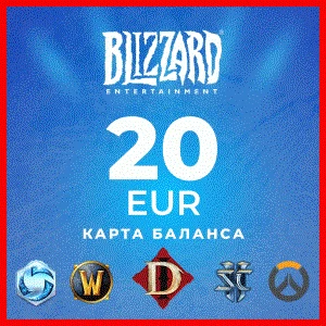 Blizzard Gift Card 20 EUR Battle.net | Регион EU   0%