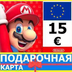 ⭐️  Карта Nintendo eShop 15 EUR ЕВРОПА Нинтендо EU