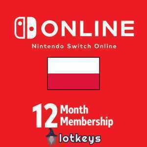 Авто  Nintendo Switch Online 12 месяцев (Польша)
