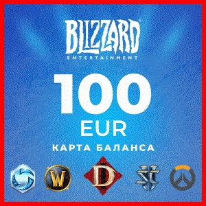 Blizzard Gift Card 100 EUR Battle.net | Регион EU  0%