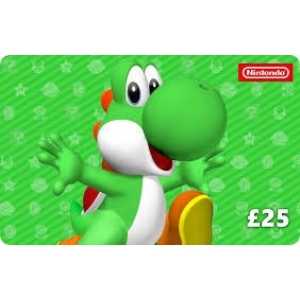 Nintendo £25 GBP UK Gift Card (Best for WMZ)