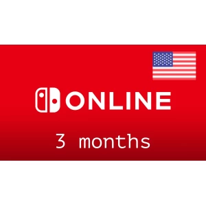 ✅Nintendo Switch Online🔥Gift Card-  3 месяца 🇺🇸 (US)
